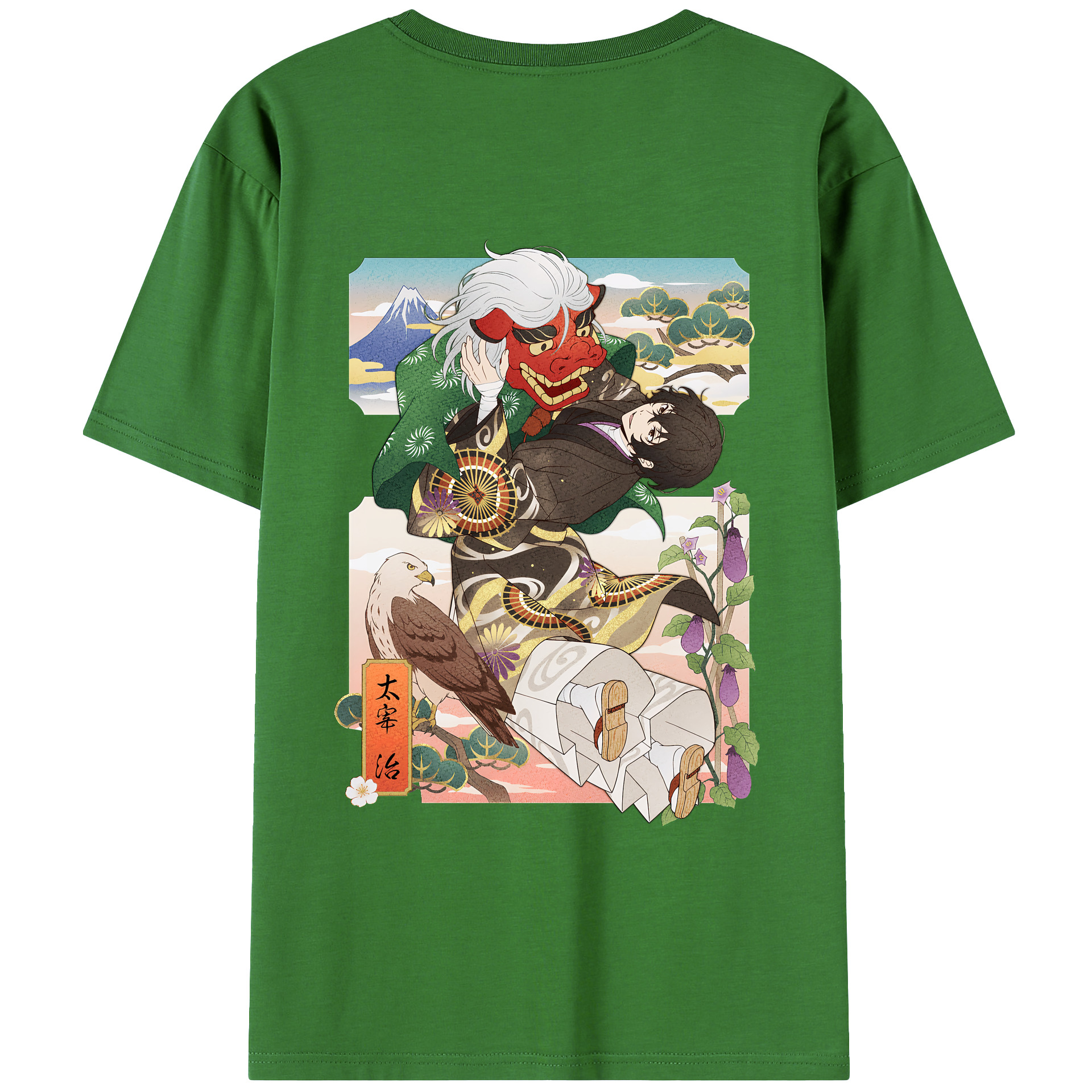 文豪ストレイドッグス Bungo Stray Dogs レディース半袖Tシャツ(バックプリント)